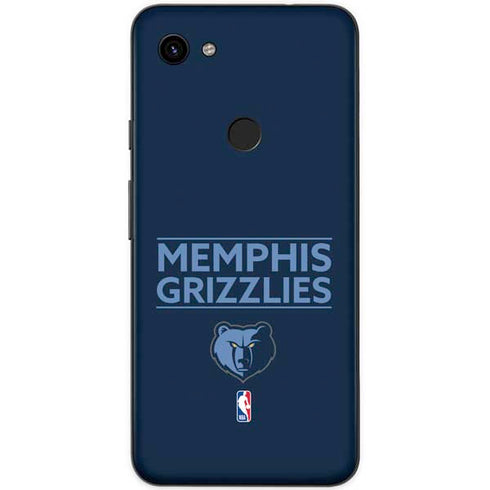 NBA Memphis Grizzlies Standard -  Blue Google Pixel 3a XL Skin